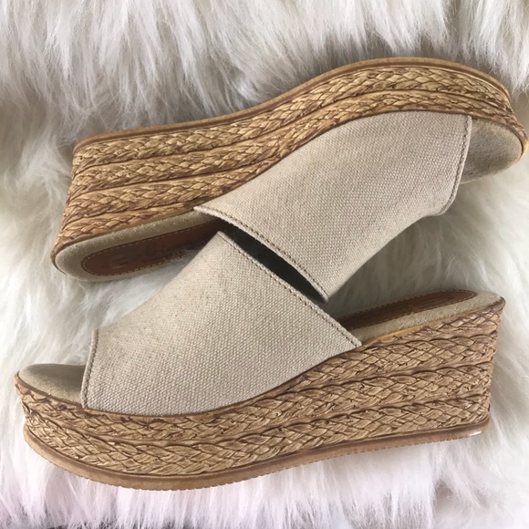 Sbicca Shoes - Sbicca Vintage Collection tan wedges. Size 10